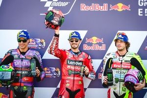 Marco Bezzecchi, VR46 Racing Team, Franco Morbidelli, Pramac Racing, Francesco Bagnaia, Ducati Team