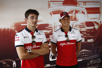 Charles Leclerc, Sauber ve Marcus Ericsson, Sauber