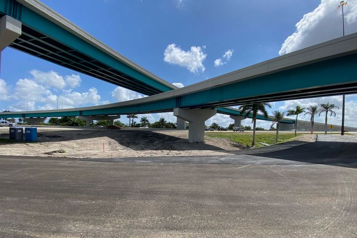 Aspectos de la construcción de la pista para el GP de Miami