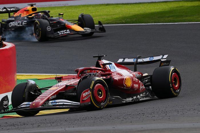 Charles Leclerc, Ferrari, Max Verstappen, Red Bull Racing
