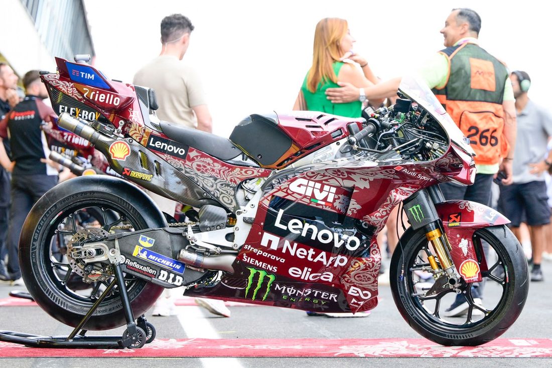 Librea especial del equipo Ducati