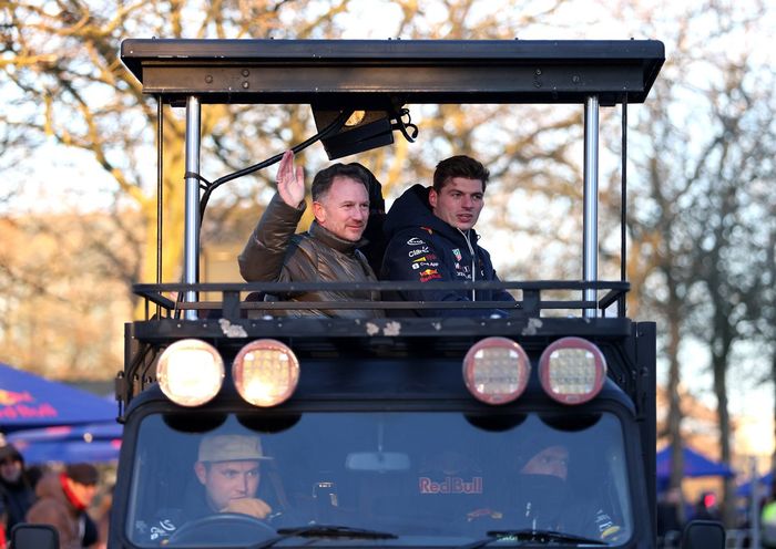 Max Verstappen, Christian Horner, Red Bull Racing
