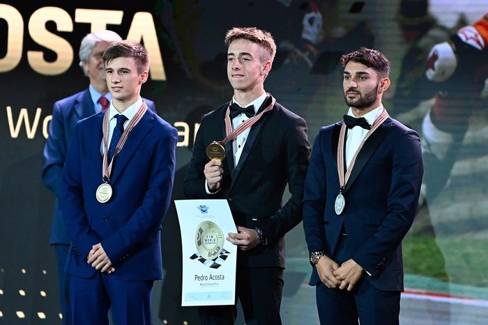 Top 3 de Moto3:  Sergio Garcia, Pedro Acosta, Dennis Foggia