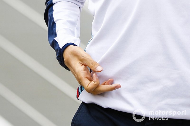 Robert Kubica, Williams, hand detail