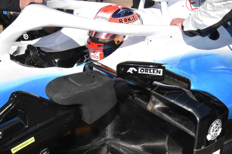 robert Kubica, Williams FW42, sidepod