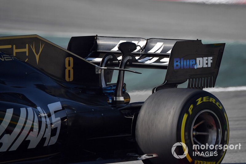 Haas F1 Team VF-19 arka kanat