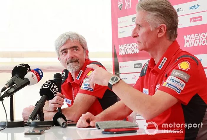 Gigi Dall'Igna,Director  Ducati, Paolo Ciabatti, Ducati Corse Director Deportivo