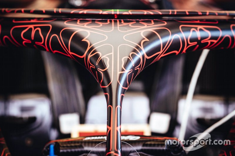 Détail du Halo Alfa Romeo Racing