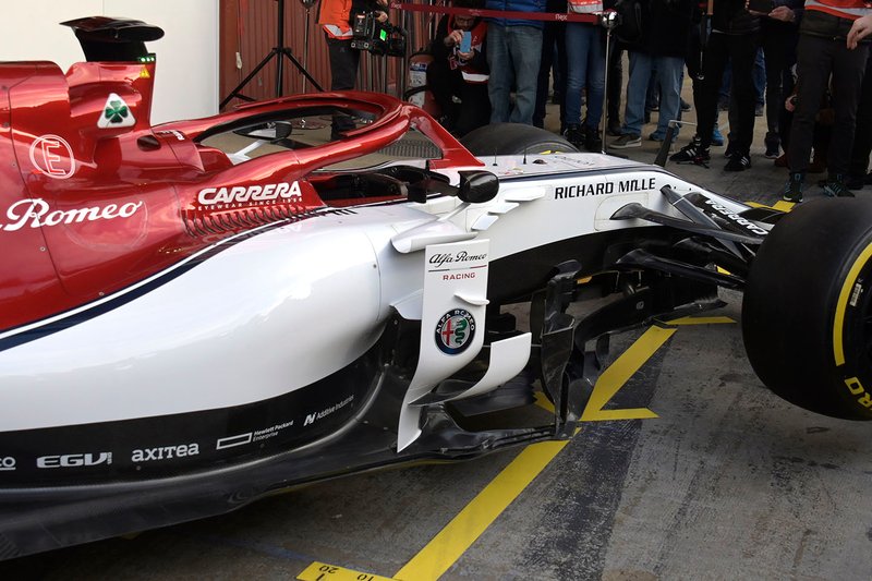 Alfa Romeo Racing C38 detail
