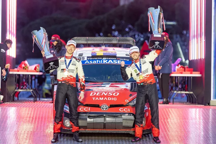 Oliver Solberg, Elliott Edmondson, Toyota Gazoo Racing WRT Toyota GR Yaris Rally1