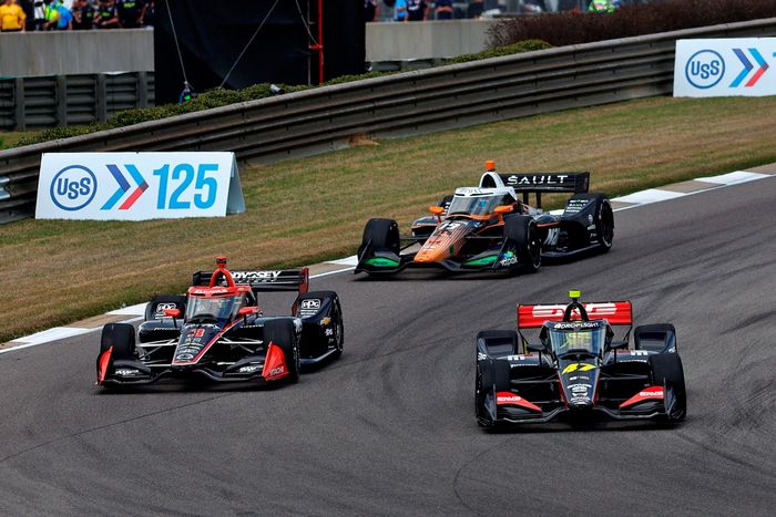 Mick Schumacher, Rahal Letterman Lanigan Racing, Scott McLaughlin, Team Penske, Dennis Hauger, Dale Coyne Racing