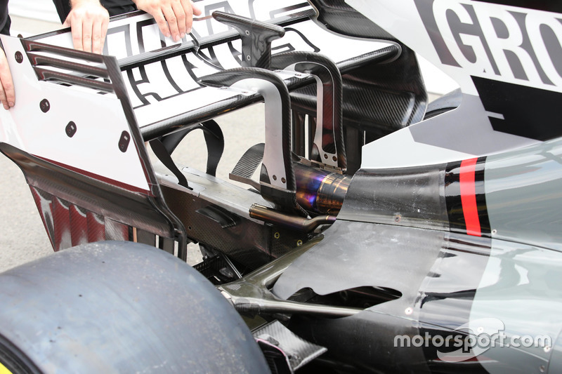 Aileron arrière de la Haas F1 Team VF-17