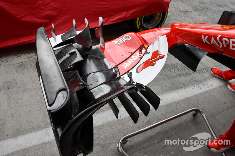 Ala delantera del Ferrari SF70H