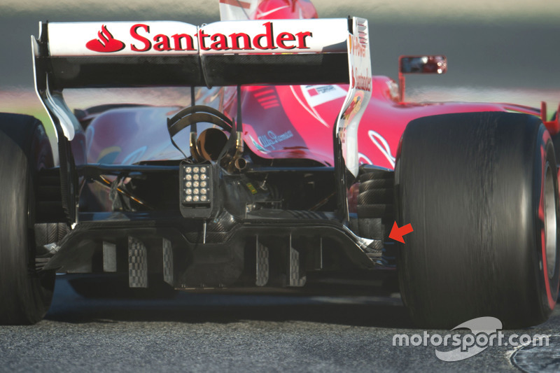 Diffuseur de la Ferrari SF70H