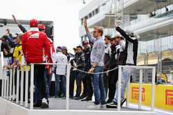 Nico Rosberg, Mercedes AMG F1 Team op de rijdersparade
