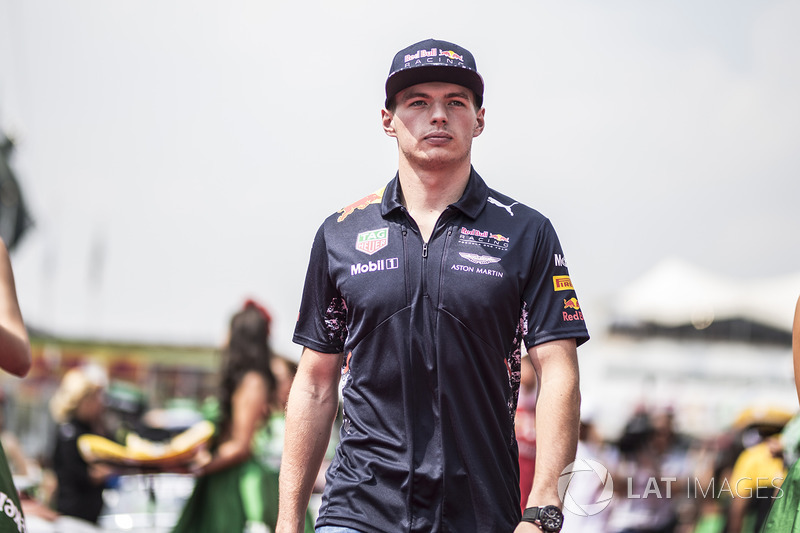 Max Verstappen, Red Bull Racing on the drivers parade