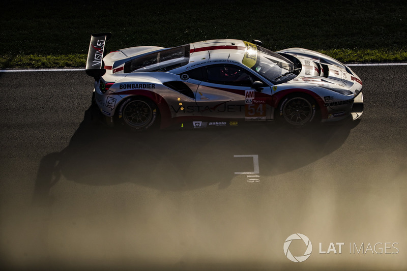 #54 Spirit of Race Ferrari 488 GTE: Thomas Flohr, Francesco Castellacci, Giancarlo Fisichella