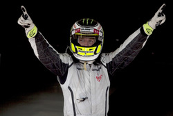 Jenson Button, Brawn GP şampiyonluğu kutluyor