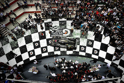 #5 Action Express Racing Cadillac DPi, P: Joao Barbosa, Christian Fittipaldi, Filipe Albuquerque celebrate the win in victory lane