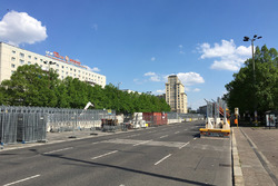 Berlin ePrix under construction