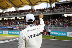 Le poleman Lewis Hamilton, Mercedes AMG F1