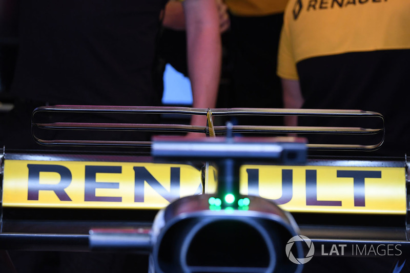 Cubierta motor del Renault Sport F1 Team RS17