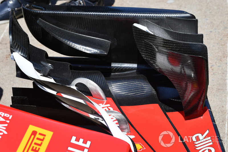 Ferrari SF70H: Frontflügel