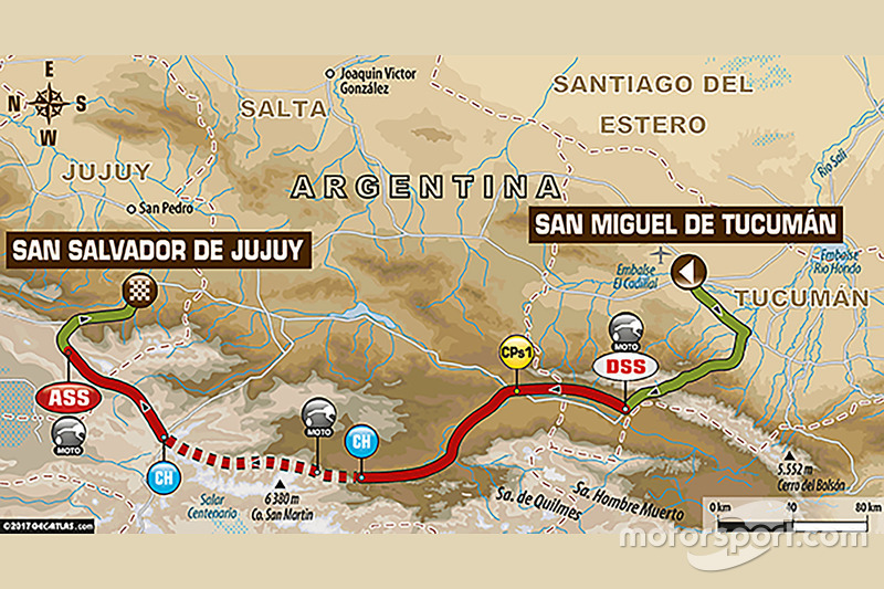 3. Etappe: San Miguel de Tucuman - Jujuy