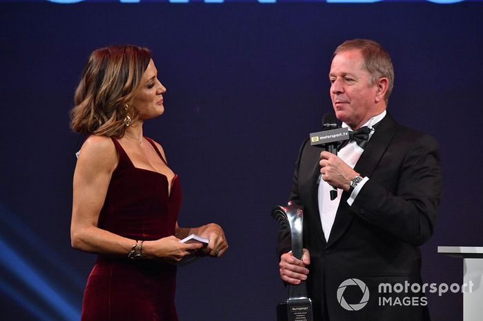 Natalie Pinkham, Sky TV, y Martin Brundle