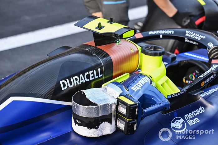 Chłodnica na samochodzie Franco Colapinto, Williams FW46 