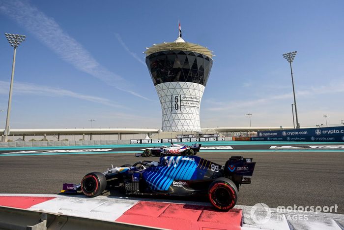 Jack Aitken, Williams FW43B and Nikita Mazepin, Haas VF-21 