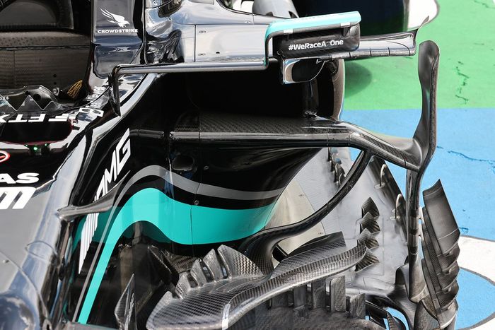 Deflectores del Mercedes W12