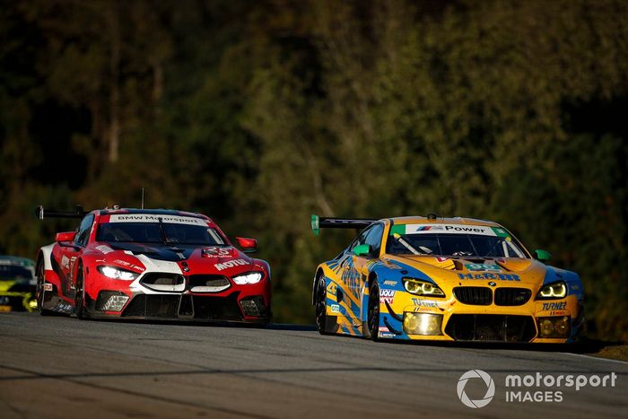 #25 BMW Team RLL BMW M8 GTE, GTLM: Connor De Phillippi, Bruno Spengler, Colton Herta, #96 Turner Motorsport BMW M6 GT3, GTD: Robby Foley III, Bill Auberlen, Dillon Machavern