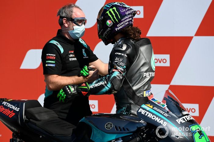 Franco Morbidelli y Ramón Forcada