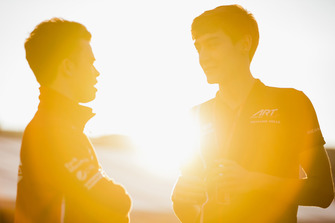 Nyck De Vries, PREMA Racing, George Russell, ART Grand Prix