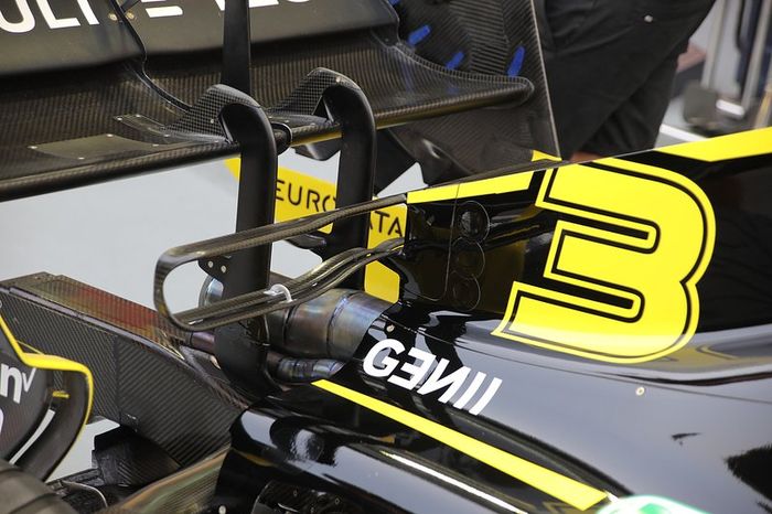 Detalle trasero del Renault F1 Team R.S.19