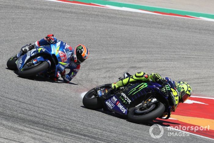 Valentino Rossi, Yamaha Factory Racing, Alex Rins, Team Suzuki MotoGP