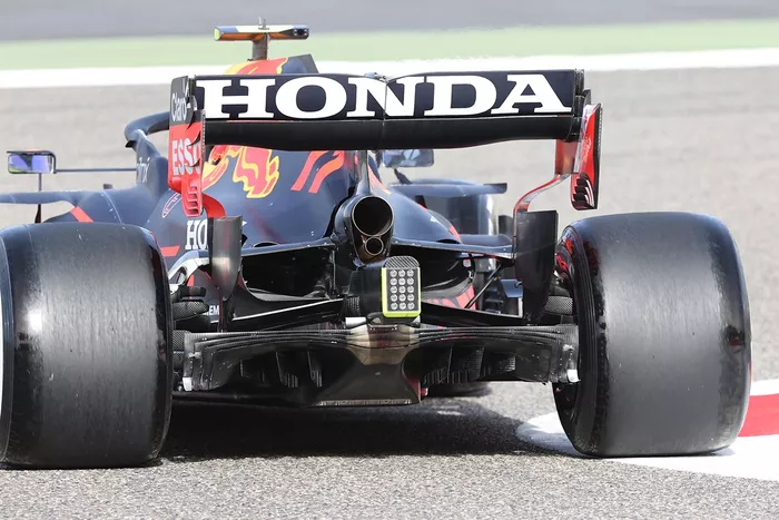 Red Bull Racing RB16B rear detail