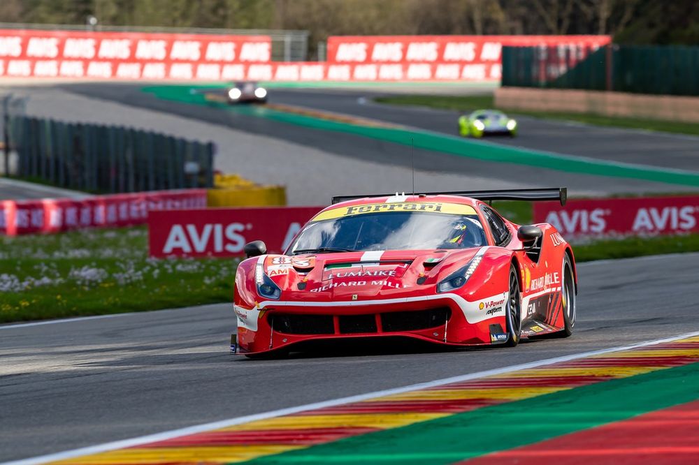 #83 Richard Mille AF Corse Ferrari 488 GTE EVO: Luis Perez Companc, Lilou Wadoux, Alessio Rovera 