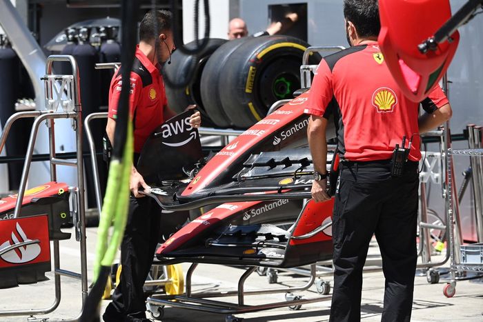 Ferrari SF-23 detalles técnicos 