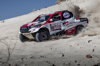 #302 Toyota Gazoo Racing Toyota Hilux: Giniel de Villiers, Dirk von Zitzewitz