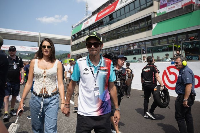Valentino Rossi, VR46 Racing Team with his girlfriend Francesca Sofia Novello