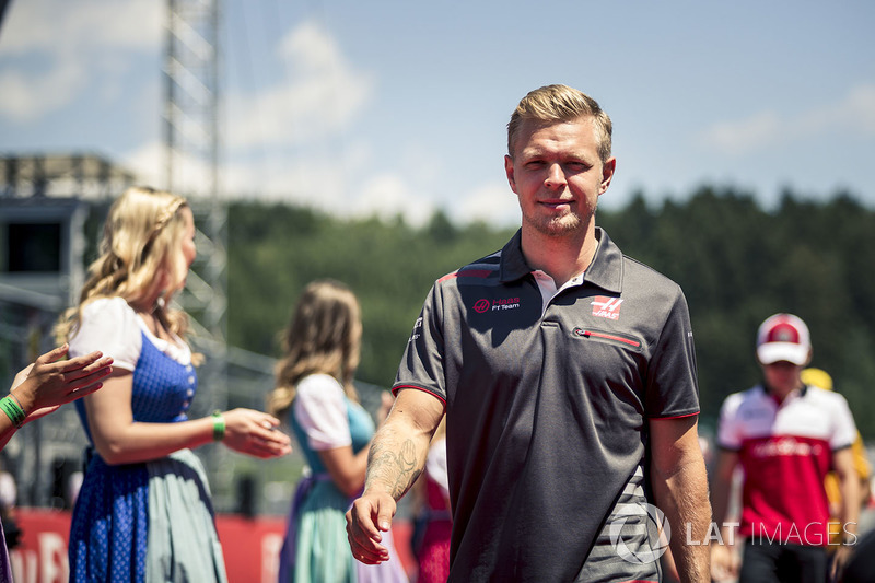 Kevin Magnussen, Haas F1 on the drivers parade