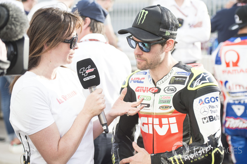 Suzi Perry, Cal Crutchlow, Team LCR Honda