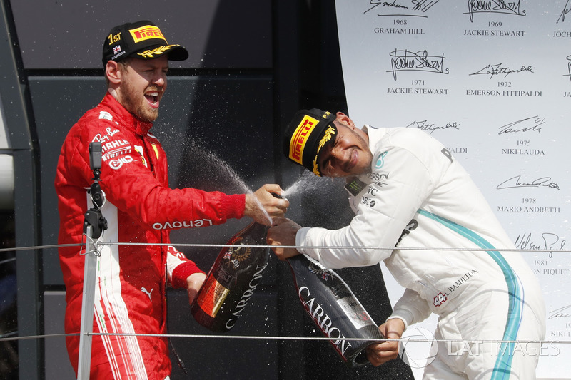 Себастьян Феттель, Ferrari, Льюіс Хемілтон, Mercedes-AMG F1