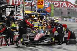 Robert Wickens, Schmidt Peterson Motorsports Honda, pit stop