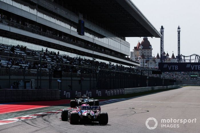 Daniil Kvyat, AlphaTauri AT01, Lance Stroll, Racing Point RP20