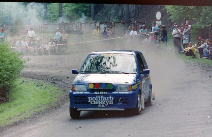 Mariusz Ficoń, Sławomir Mieszkowski, Fiat Cinquecento Sporting
