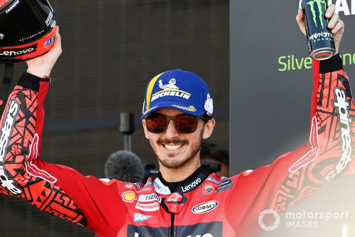Podio: ganador Francesco Bagnaia, Equipo Ducati
