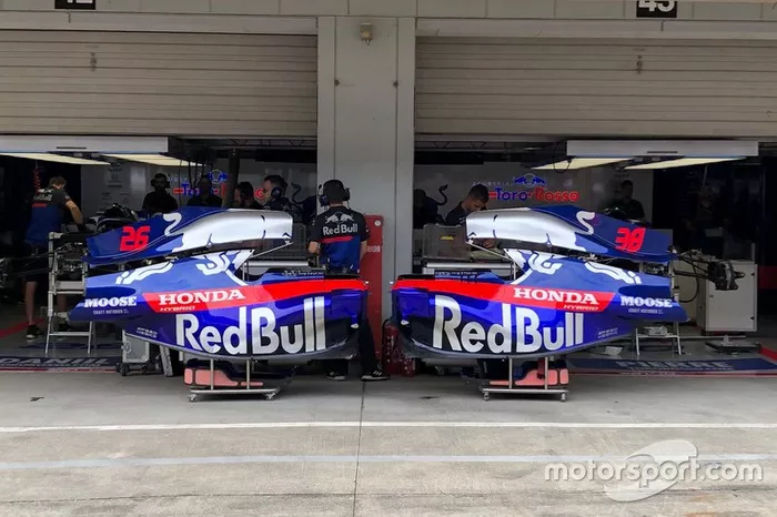 Los chasis de Scuderia Toro Rosso